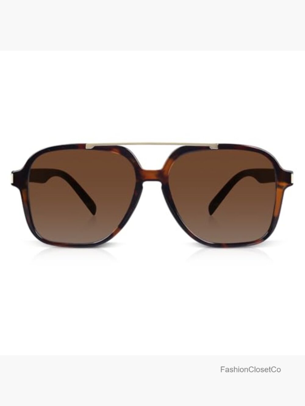 Oversized Retro Aviator Sunglasses Square Vintage 90s UV Protection Lightweight - Picture 5 of 7